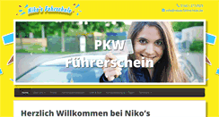 Desktop Screenshot of nikos-fahrschule.de